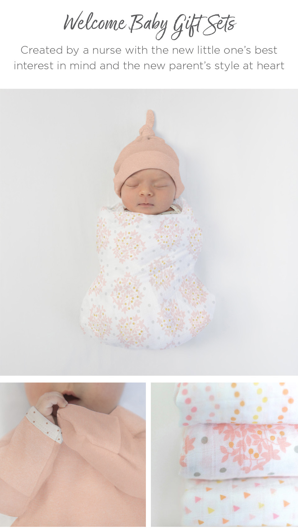 SwaddleDesigns Baby Gift Sets Milled