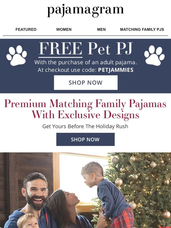 Pajamagram Get your Holiday FAMJAMs Now Milled