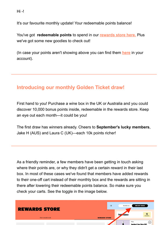 Good Pair Days Your Points Balance Is ! What's Your Next Reward? Milled