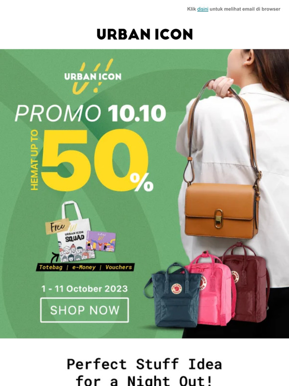 Promo 10.10 🌟 Last Day 10% OFF on Selected New Styles!