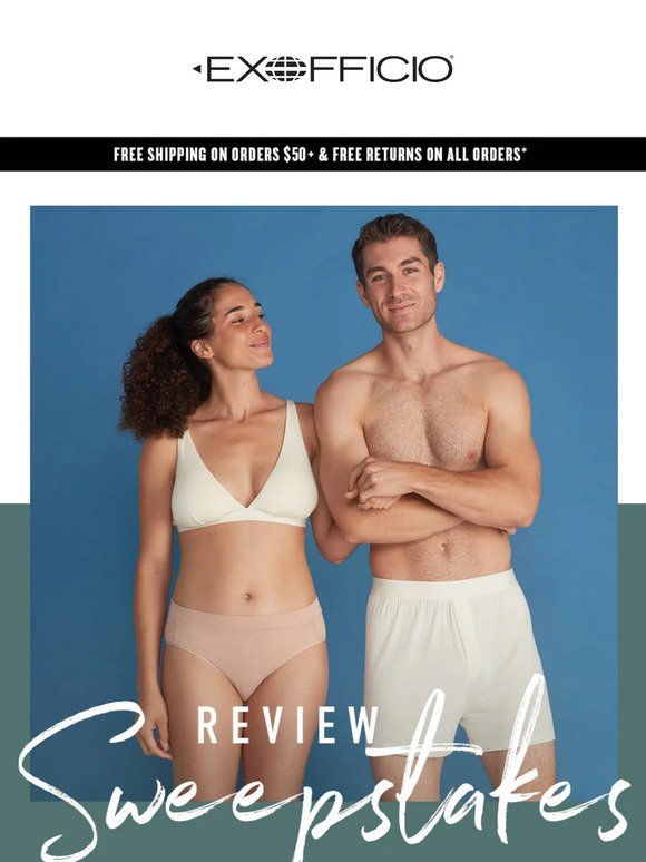 $100 of FREE Underwear? Yes, please.