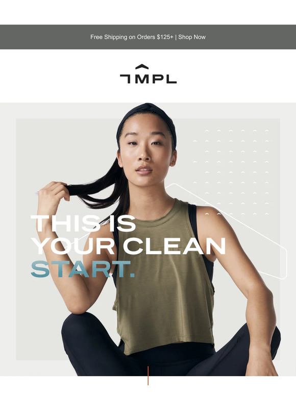 This is Your Clean Start In Sportswear.