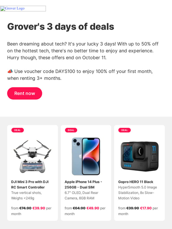 Dream tech, dream prices