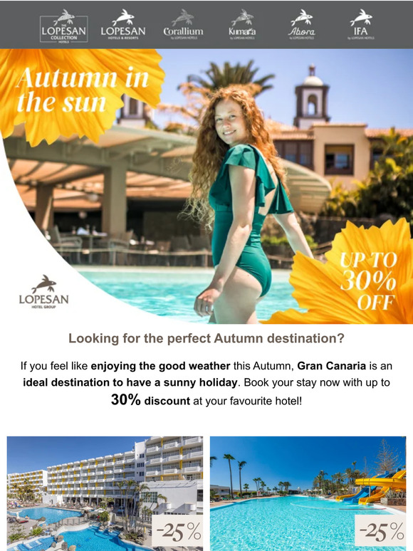 🍁 Find the perfect Autumn destination ⛱️