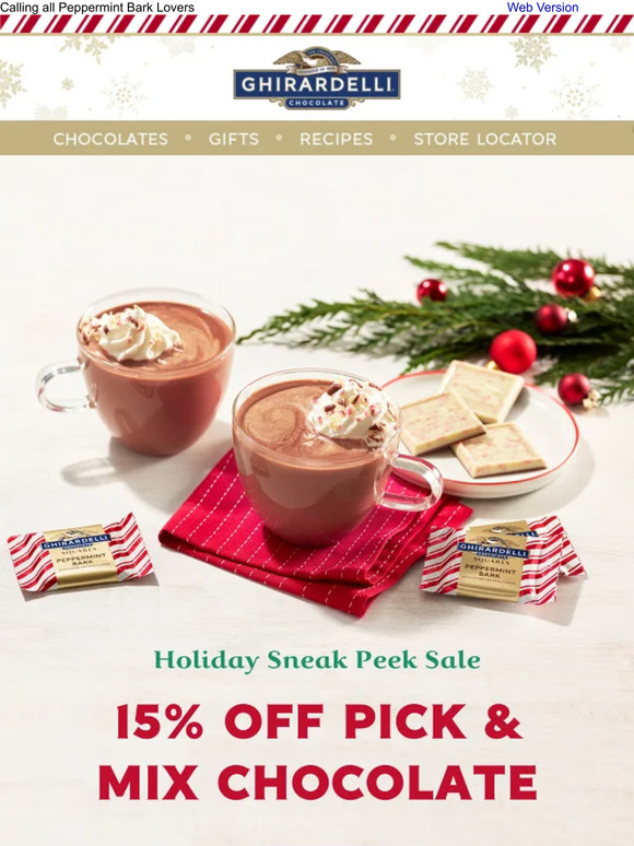 Holiday Flavors are HERE 🎅🏻 15% Off Pick & Mix Chocolate