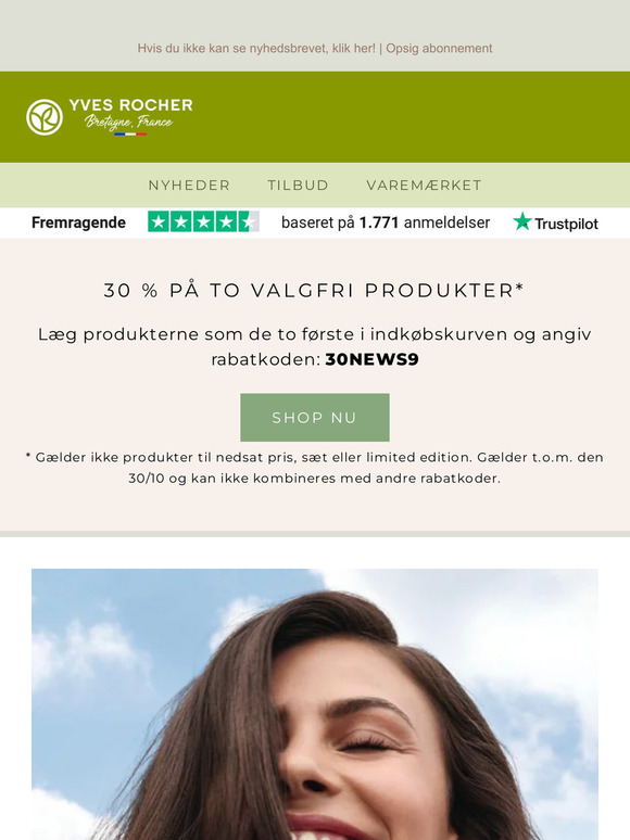 30 % på to valgfri produkter*