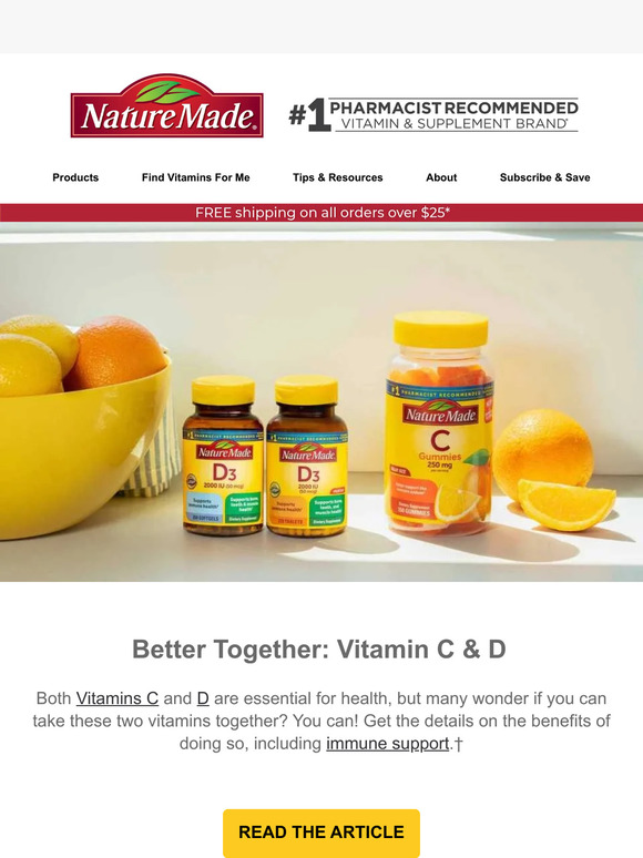 Nurish Ever Wonder, Can I Take Vitamin C & D Together? Milled