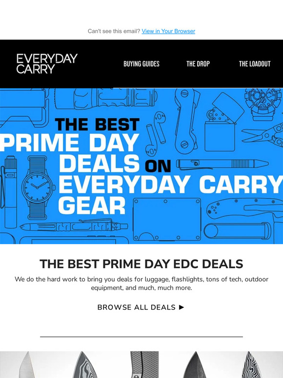 Everyday Carry Prime Day is here Milled