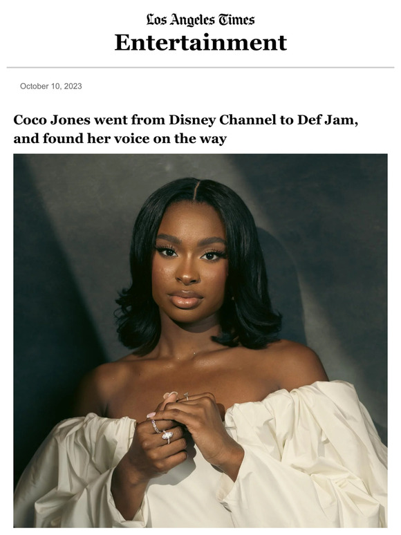 Los Angeles Times Coco Jones went from Disney Channel to Def Jam Milled