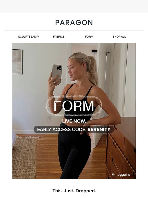 Paragon Fitwear Form collection is LIVE 🎉 Milled