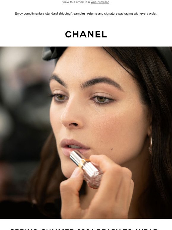 Chanel: The makeup look from the Spring-Summer 2024 Ready-to-Wear show