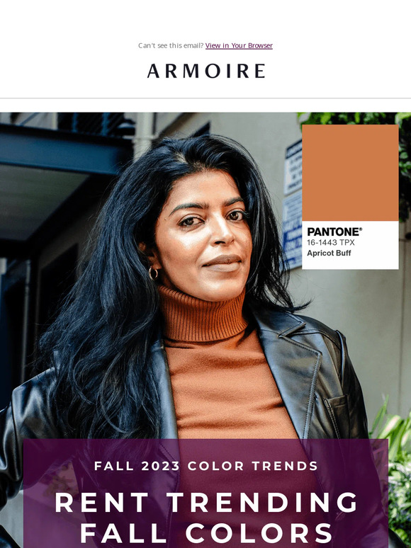 Armoire Style Trend Alert Rent the Season's Hottest Colors Milled