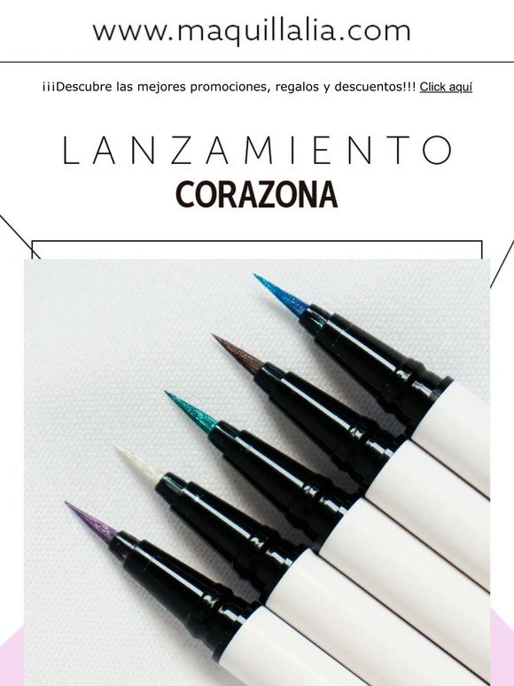🤩 Crystal Ink Liner de Corazona ¡Ya los tienes!