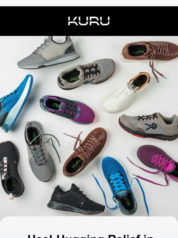 KURU Footwear Heel the Difference™ in a KURU Sneaker Milled