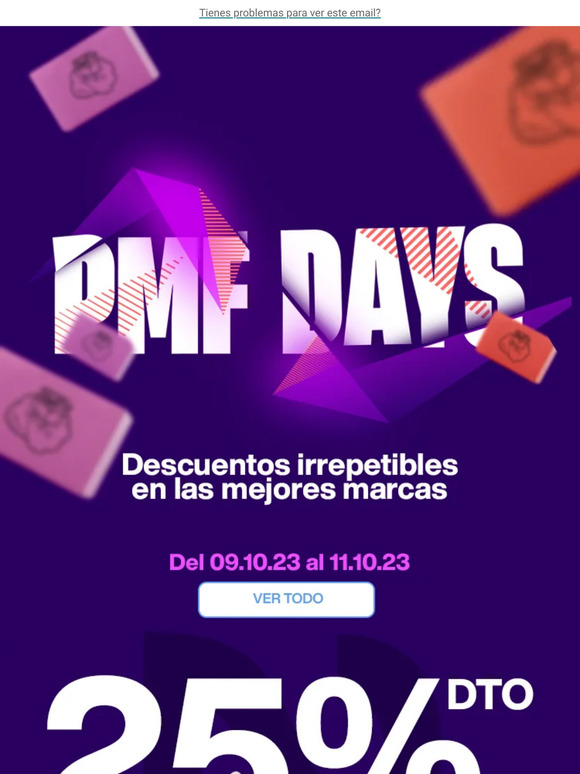 Las promos continúan en PMF DAYS ⚡