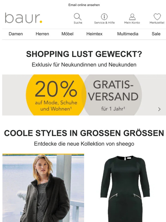 Neue 🍁 Looks von sheego | -20% auf Mode