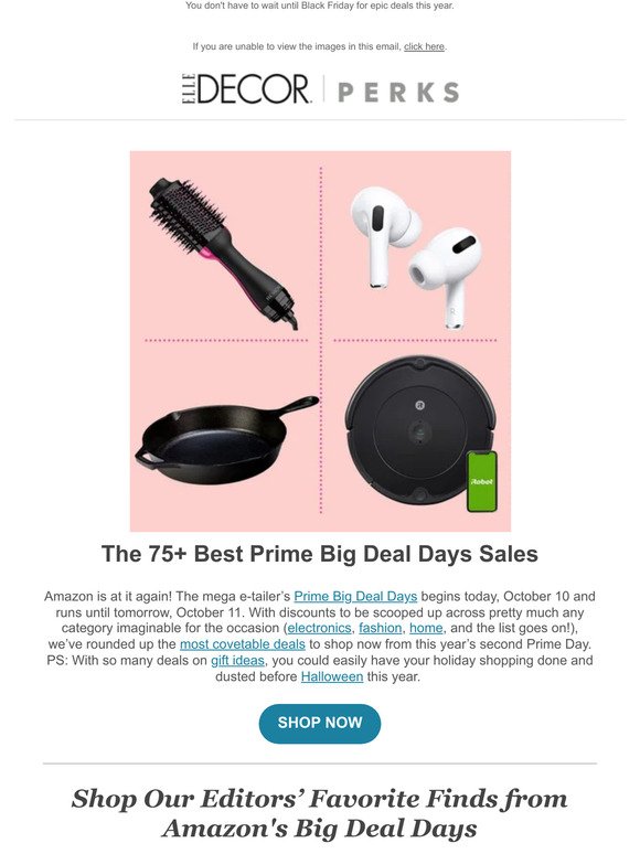 Amazon’s Big Deal Days Sale Just Started!