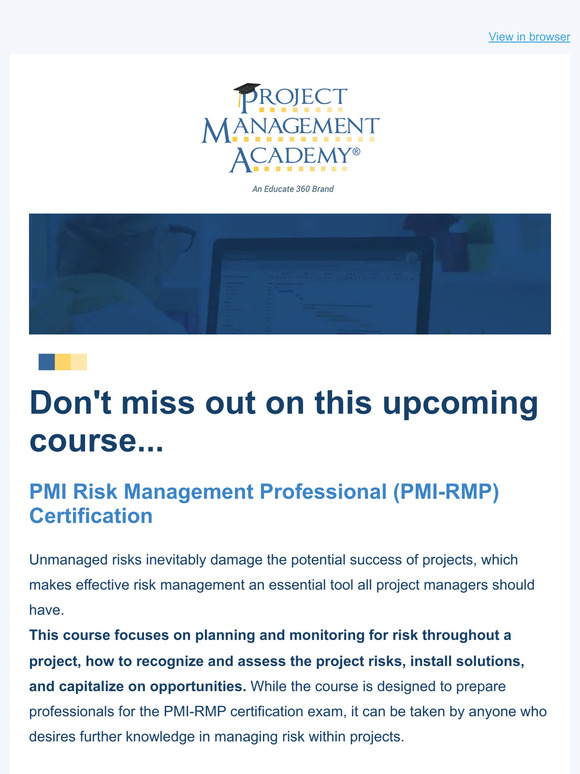 Unlock Project Success: Master Risk Management with PMI-RMP® 🔓