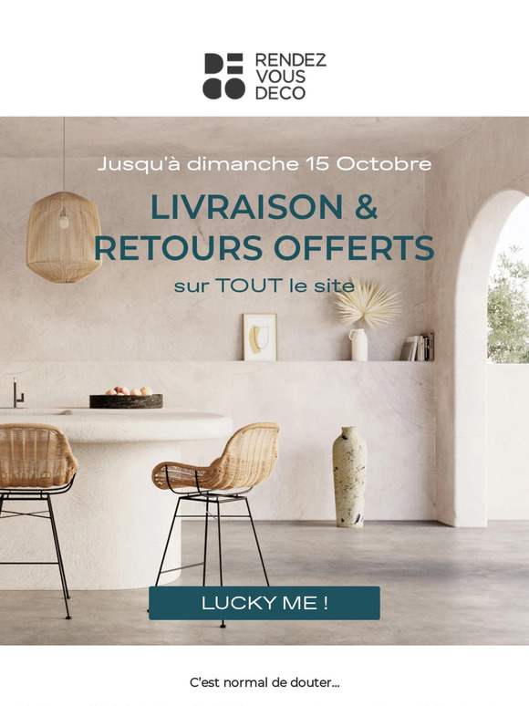 Livraison et Retours OFFERTS