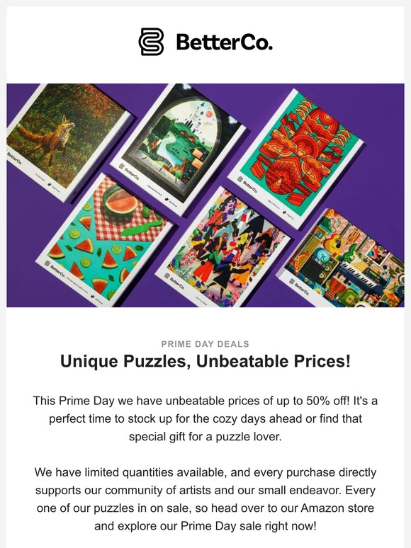 Stock up on Puzzles on Prime Day