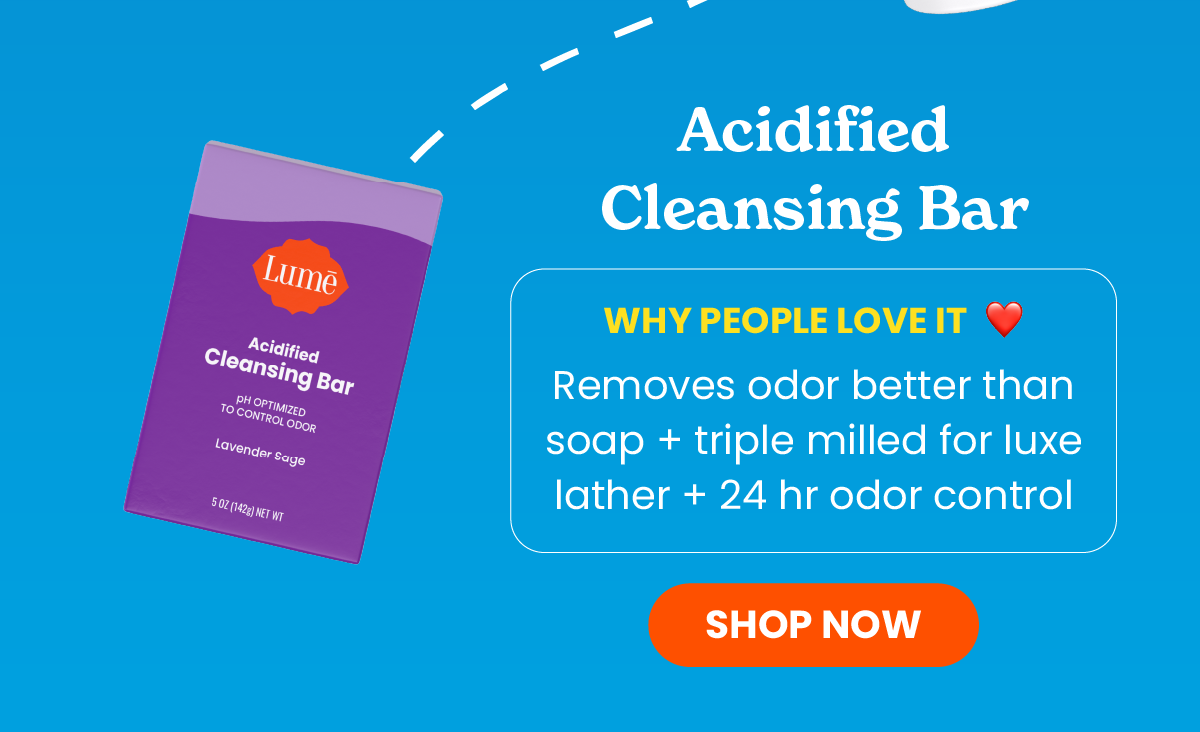 Lume Acidified Cleansing Bar