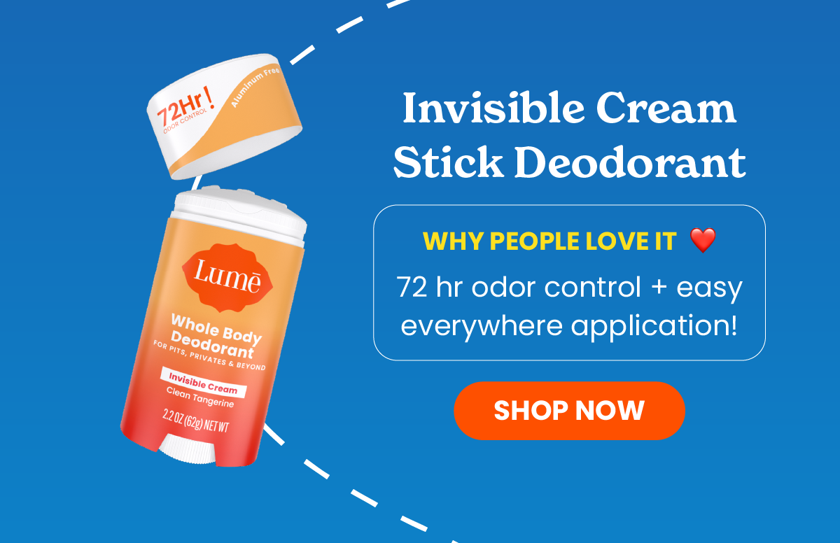 Lume Invisible Cream Stick Deo