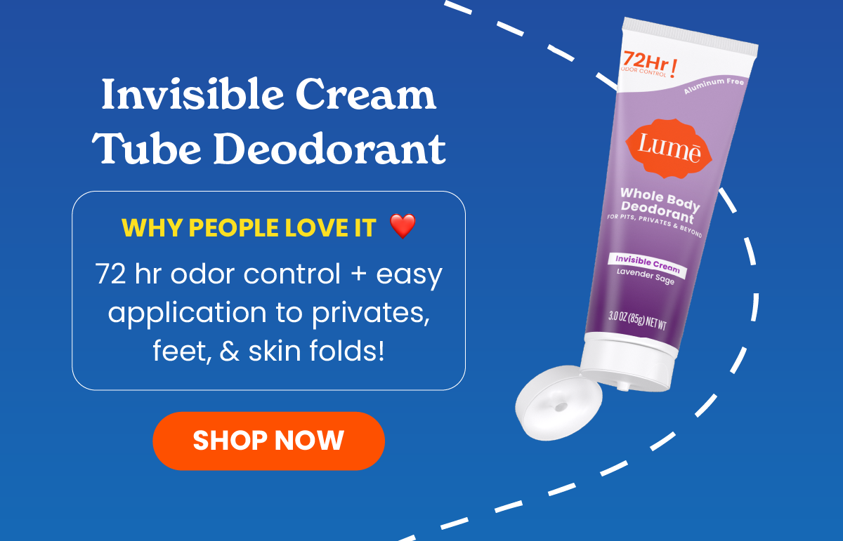 Lume Invisible Cream Tube Deo