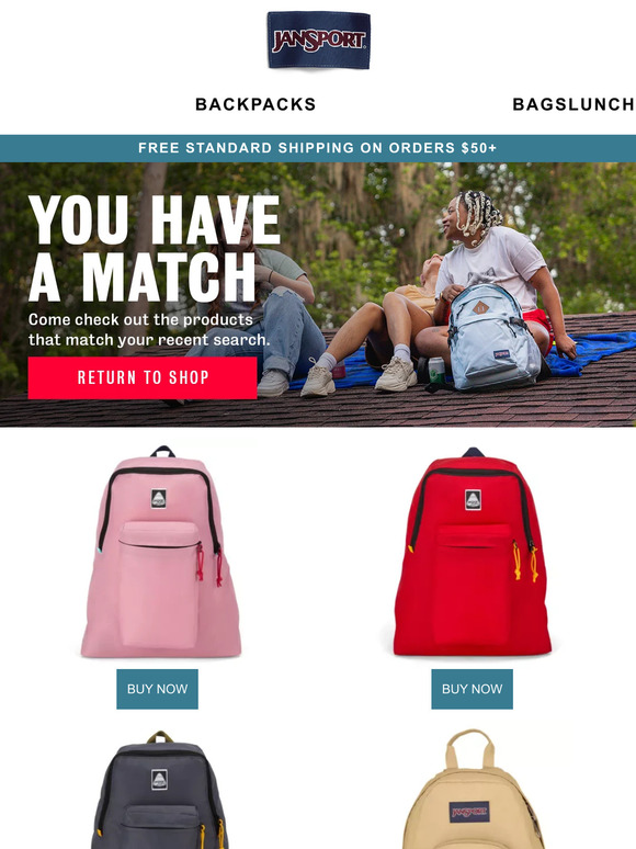 JanSport: We're going to the upside down!