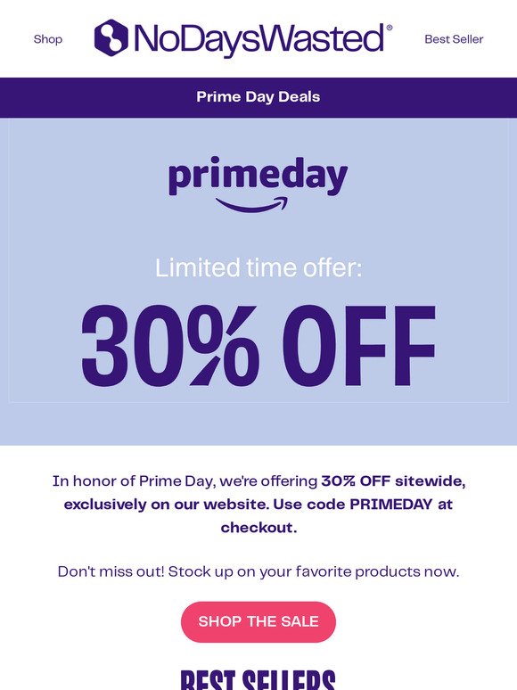 Don't miss out on our Prime Day Deal!