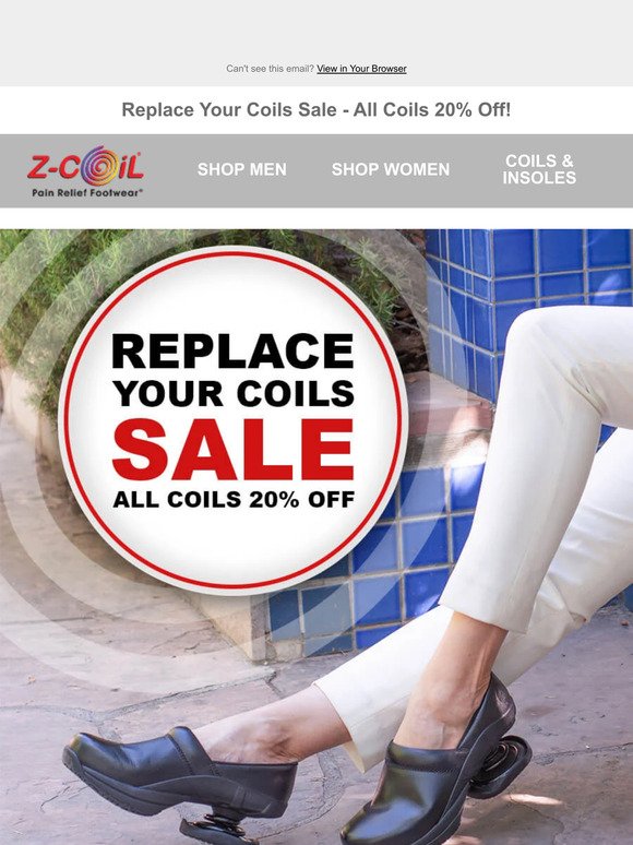 Replace Your Coils Sale! Get 20% Off All Coils