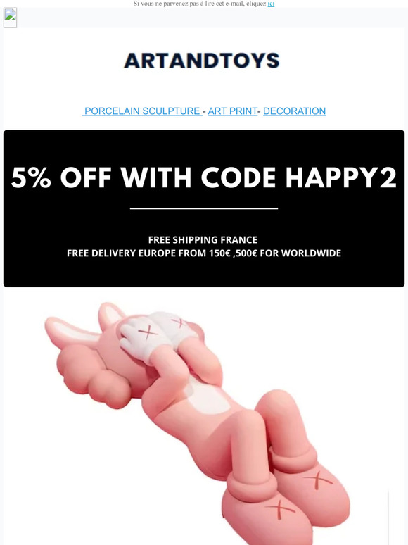 New Sculpture by KAWS //ArtAndToys.com