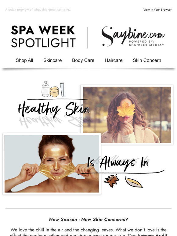 Spa and Wellness Gift Card by Spa Week 😍Fall Skincare ICONS! Shop & Save With A Spa Gift Card