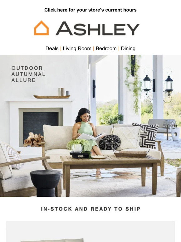Ashley Homestore Outdoor Living Made EasyExplore Our In Stock