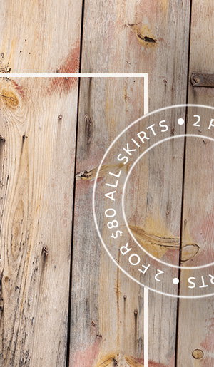 Shop 2 FOR $80 Skirts