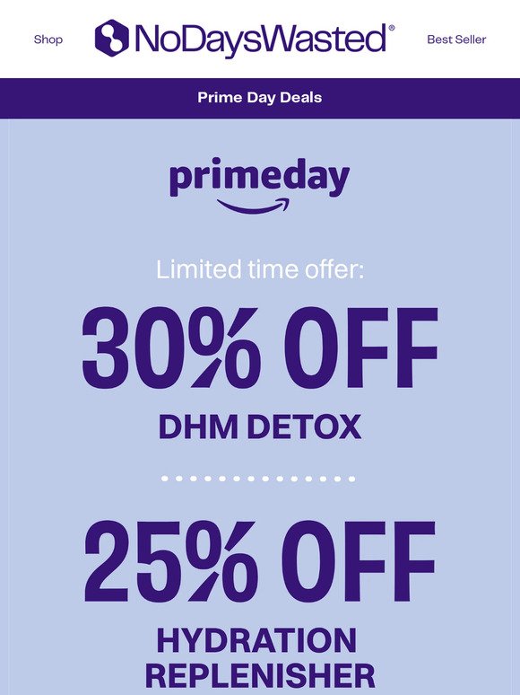 Prime Day is here! Shop 30% OFF