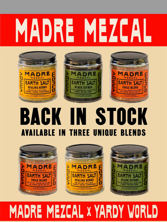 Earth Salts Back in Stock & New Madre Radio by LA LOM