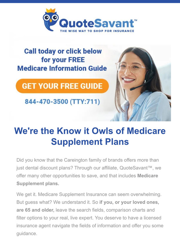FREE Medicare Information Guide from QuoteSavant