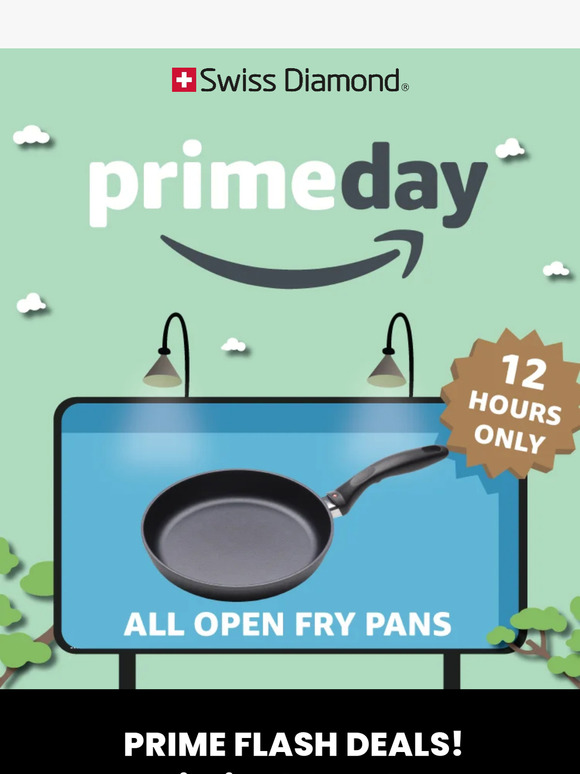 ⚡ Prime Day Flash Sale! All Open Fry Pans Live Now for 12 Hours Only! ⌛