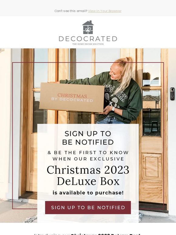 Be the 1st to get the Christmas 2023 DeLuxe Box🎄