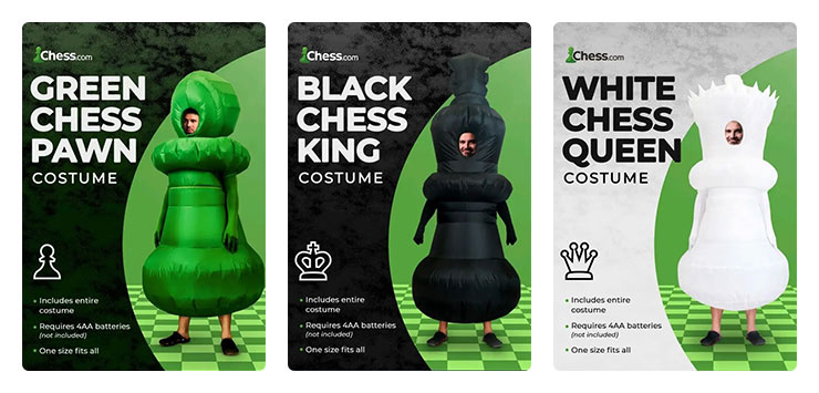 Chess Piece Costumes