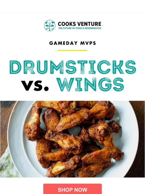 Cooks Venture Football Season Eats Drumsticks vs. Wings Milled