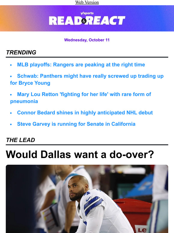 Would Dallas want a do-over?