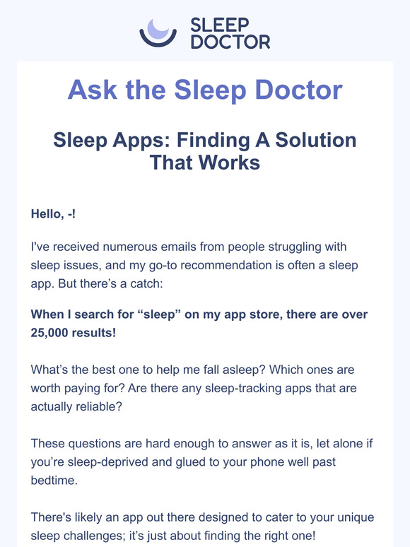Singular Sleep The Sleep Apps that ACTUALLY Work Milled