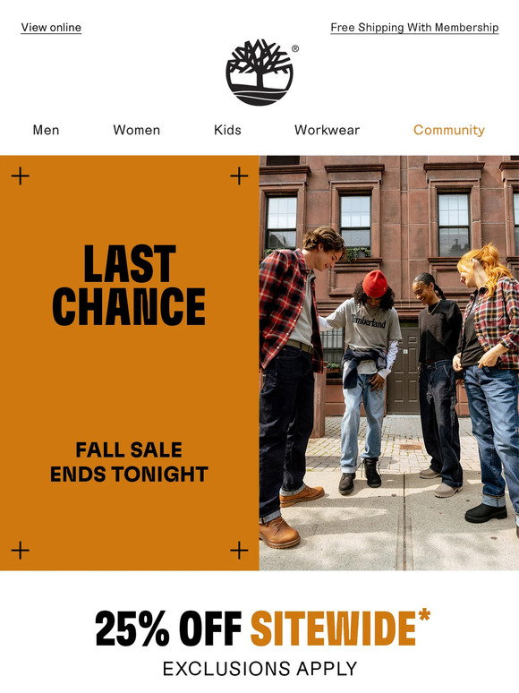 Timberland Email Newsletters: Shop Sales, Discounts, and Coupon Codes