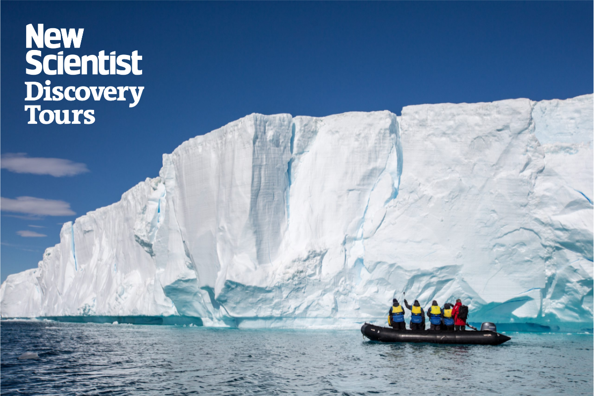 Antarctic expedition. Image clicks through to tour.