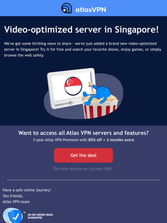 New Singapore server is online