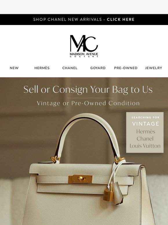 Madison Avenue Couture: la carte Herms handbags