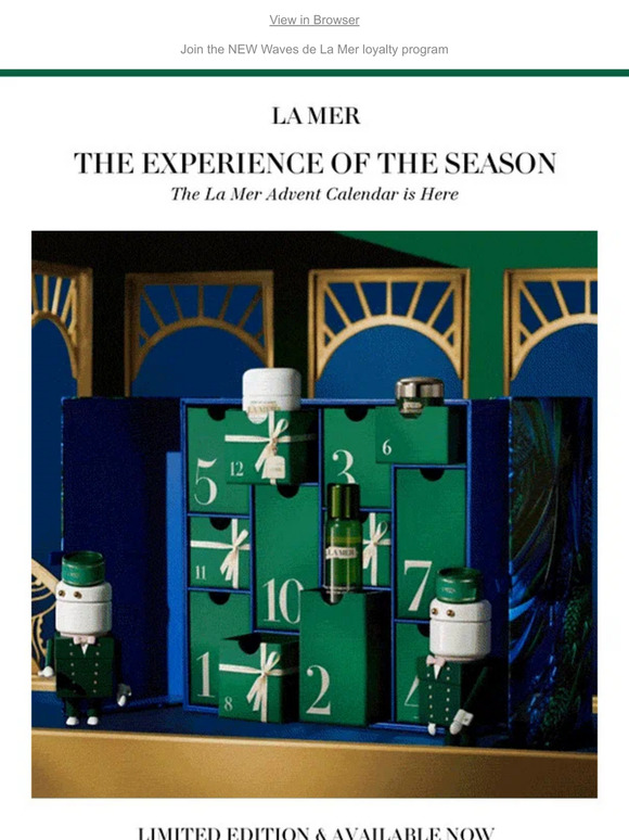 LA MER Australia The Atelier Advent Calendar has arrived! Milled