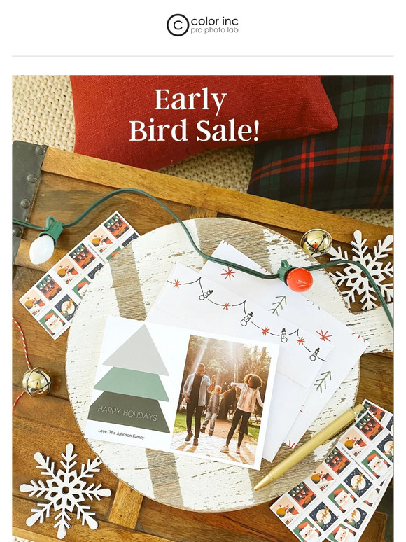 Early Bird Sale!