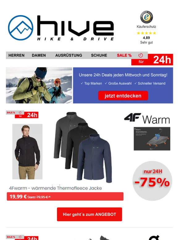 ⏰ Nur heute: ON Schuhe | Thermofleece Jacke | Coolmax Socken | Geschenk